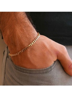 Normadia Sterling Çelik Erkek Bileklik, Zarif ve Şık Tasarım