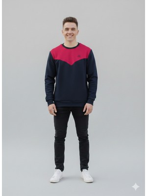 Fumex Fümex Unisex Oversize 3 Iplik Şardonlu Sweatshirt - Premium Kalite Penye - Kışlık