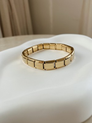 Normadia Şık ve Zarif Italyan Tarzı Charm Çelik Bileklik, Stilinizi Tamamlar