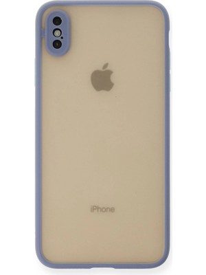 Alem Iphone Xs Max Kılıf Montreal Silikon Kapak - Gri