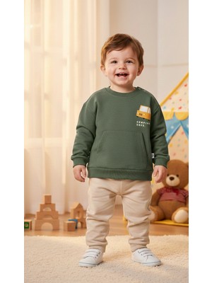 MİNİM Otobüs Baskılı Penye 2 Li Bebe Takım - Günlük - Bayramlık - Özel Gün