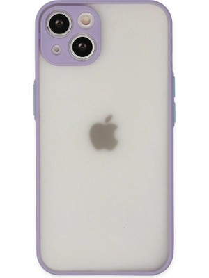Alem Iphone 14 Kılıf Montreal Silikon Kapak - Mor
