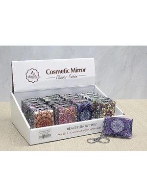 Buğz Taşlı El Aynası Anahtarlık ALK3770