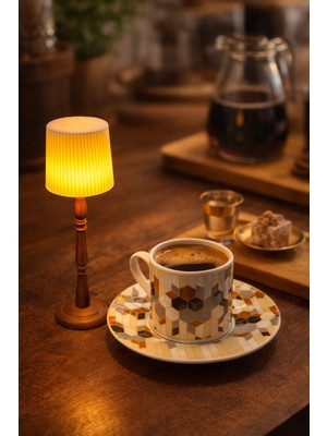 Miralux Mini Lambader Pilli LED Mumlu Sunumluk / Dekoratif Ambiyans Gece Lambası