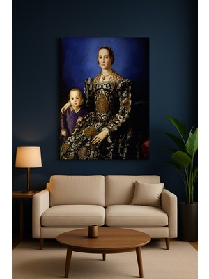 Artease Agnolo Di Cosimo Eleonora Di Toledo ve Oğlu Giovanni (1545) Kanvas Tablo