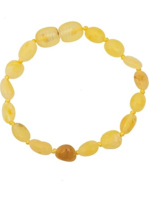 Inure Jewelry Bebek Damla Kehribar Bileklik