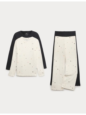 Marks & Spencer 2’li Desenli Çocuk Pijama Takımı (1-16 Yaş)