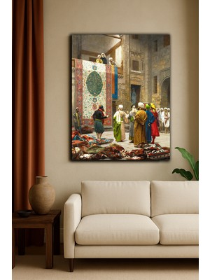 Artease Jean Leon Gerome Halı Tüccarı (1887) Kanvas Tablo