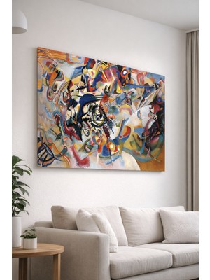 Mushen Studıo Wassily Kandinsky Composition Vıı Soyut Kanvas Tablo Modern Duvar Dekoru