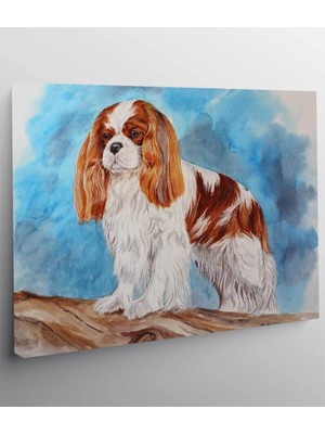 Mushen Studıo Köpek Resimli Kanvas Tablo
