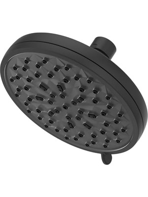 Hydrofuse Duş Başlığı, Duş Kolu Dahil Değil, 6 Fonksiyonlu, 2.5 Gpm, Spot Savunma Mat Siyah Kaplama, 015HF01SDB