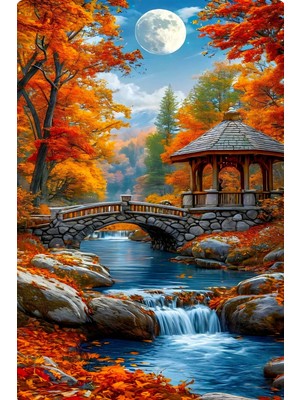 Mushen Studio Mushen Studıo Dekoratif Manzara Kanvas Tablo