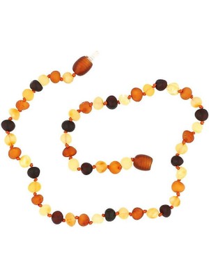 Inure Jewelry Bebek Damla Kehribar Diş Kolye