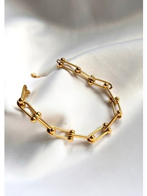 Normadia Şık Çelik Bileklik, Modern Tasarım, Zarif ve Dayanıklı Takı