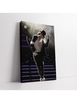 Mushen Studıo Michael Jackson Sahne Kanvas Tablo