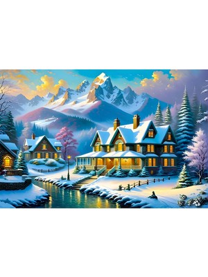 Mushen Studio Mushen Studıo Manzara Dekoratif Kanvas Tablo