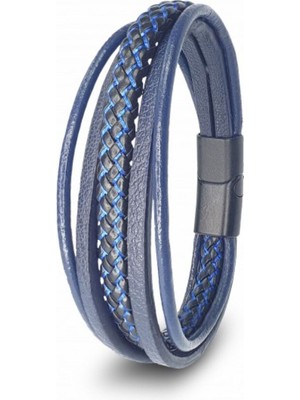 Normadia Şık Çoklu Deri Bileklik Erkek Takı, Stil ve Zarafet Sunar