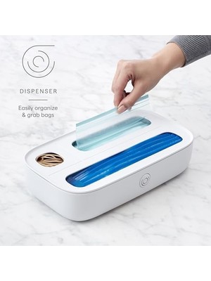 Storabag Düzenleyici - 3 Bölmeli, Beyaz