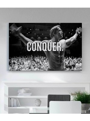 Mushen Studio Mushen Studıo Arnold Schwarzenegger Vücut Geliştirme Motivasyon Tablo Hd Dijital Baskı Dikey Kanvas Tablo 51