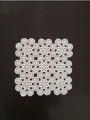 Mor Tırtıl El Işi Dantel Sehpa Masa Örtüsü Çeyizlik, Hediyelik,vintage,nostaljik