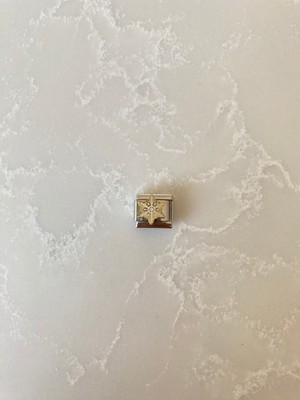 Normadia Paslanmaz Çelik Yıldız ve Kar Tanesi Charm Bileklik, Şık Takı