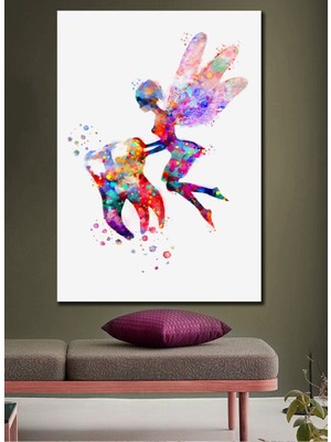 Mushen Studio Mushen Studıo Özgün Tasarım Diş Perisi Hekim Kanvas Tablo