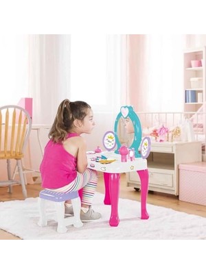 Dolu Makyaj Masasi ve Tabure Seti