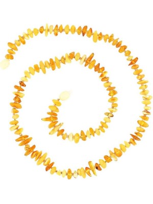 Inure Jewelry Yetişkin Damla Kehribar Kolye