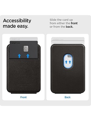 Magfit Için Magsafe Özellikli Kartlı Manyetik Cüzdan Smart Fold Wallet Gunmetal - AMP02766