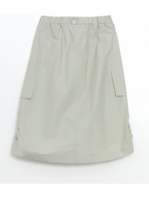 Lc Waikiki Yeni Sezon Beli Lastikli Kız Çocuk Kargo Etek