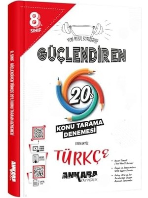 Eco Lounge 8.⁠ ⁠sınıf Güçlendiren Türkçe 20'li Konu Tarama Denemesi