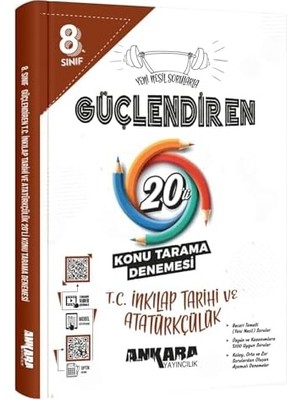 Eco Lounge 8.⁠ ⁠sınıf Güçlendiren T.c. Inkılap Tarihi ve Atatürkçülük 20'li Konu Tarama Denemesi