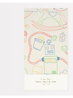 Eco Lounge - Colour In Tablecloth - Boyama Etkinliği Kağıt Masa Örtüsü