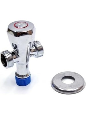 Çift Su Girişli Çamaşır ve Bulaşık Makine Musluğu