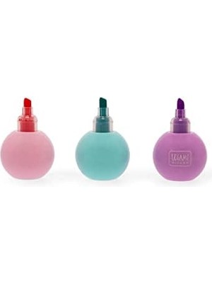 Eco Lounge Cartolerıa Dal 1956 Yazı Ürünleri Varzi Işaretleme Kalemi, 3 Renk, Tek Boynuzlu At, Çeşitli