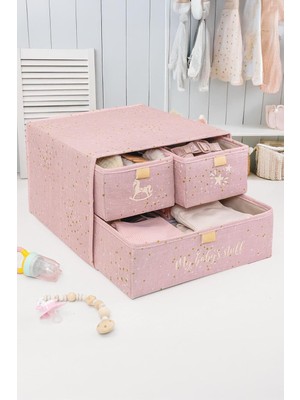 Eco Lounge Pazar Kapısı Baby 3 Bölmeli Katlanabilir Çekmece - Bebek Odası Organizeri