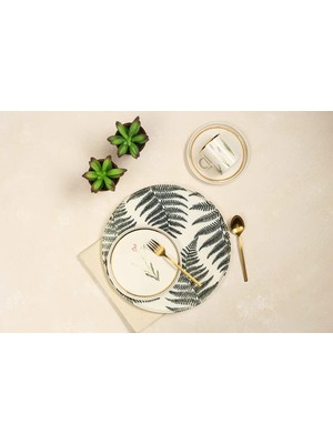 Eco Lounge 19 Parça 6 Kişilik Pasta&çay Takımı