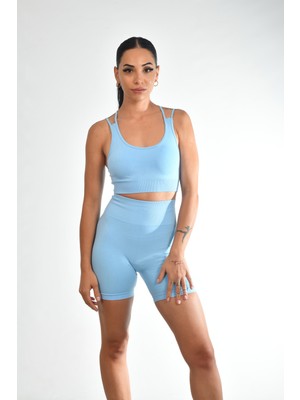 gymphoenix Rio Açık Mavi Bra Şort Takım