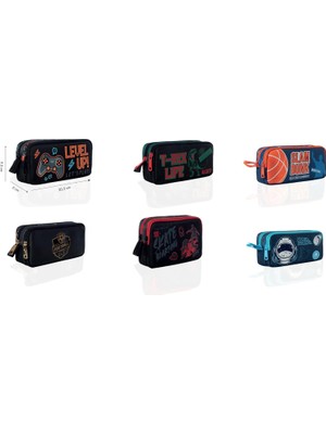 Eco Lounge Junior Kalem Çantası Erkek Çift Göz