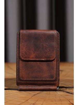 Lenax Milano Hakiki Dana Derisi Erkek Cüzdan – 12 Kart Bölmeli, Mandallı Para Bölmeli, Mıknatıslı Kapaklı Premium Gerçek Deri Cüzdan