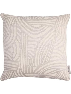 Eco Lounge Alba Wave Kırlent Ekru 50X50