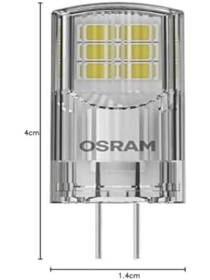 4058075431997 LED Star Ampul Pin cl 30 2.5W, 2700 Kelvin, Sarı Işık G4 Duy, Sarı