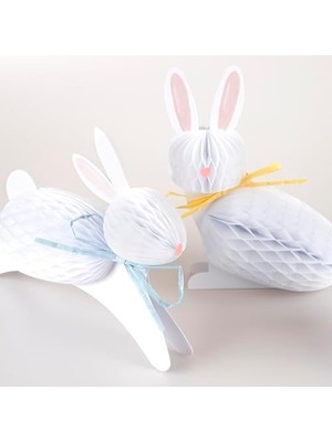 Eco Lounge - Tavşan Honeycomb Masa Süsü - 6 Adet