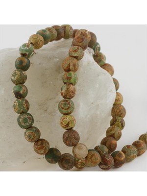 Ayena Moda Tibet Akik Taşı Mat 8 mm