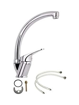 Eco Lounge Soğuk Çift Su Girişli Mix Mutfak Eviye Musluğu Çeşmesi Bataryası