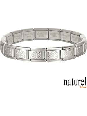 Normadia Modern Unisex Çelik Bileklik, Şık ve Dayanıklı Takı Tasarımı