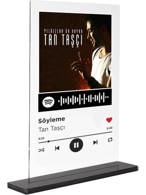 Dekori-Spotify Plak-Söyleme/tan Taşçı 15X20CM