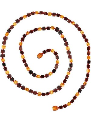 Inure Jewelry Yetişkin Damla Kehribar Kolye