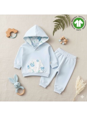 The Nest Kids Nordic Dream Premium Organik Pamuk Sade Tasarımlı Günlük Bebek Alt Üst Takım