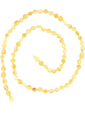 Inure Jewelry Yetişkin Damla Kehribar Kolye